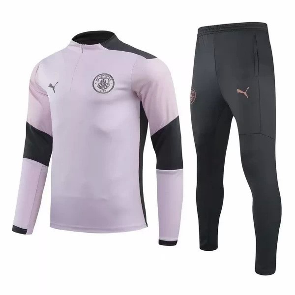 Trainingsanzug Manchester City 2020-21 Pink Schwarz